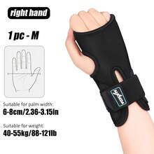 AA MASEDA 1pc Adjustable Wrist Support Brace, Comfortable Wrist Stabilizer, Suitable For Men And Women, Fits Left And Right Wrist - Black - View 14