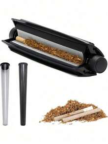 1pc 110mm Manual Cigarette Roller, Suitable For DIY Handmade Cigarettes, Multiple Colors Available, Portable Fast Cigarette Roller, Conical Design, Plastic Material, Suitable For Bulk Tobacco Shaping - Multiple Styles - View 7