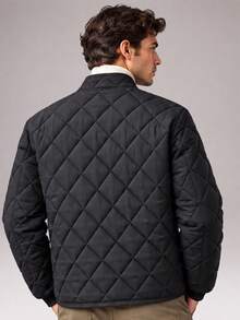 CZRLHYT Men's Corduroy Jacket With Warm Lining, Fashionable And Warm, Suitable For Autumn/Winter Casual, Sports And Outdoor Wear - Black - View 4
