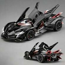 2026 New Tech-Inspired Supercar - Level Supercar, Alloy Simulated Body - Scissor Doors - Comes With Display Base, Suitable For Car Enthusiasts Collection, Room Desk Decor, Living Room Decor, Gift Giving - Multicolor - View 1
