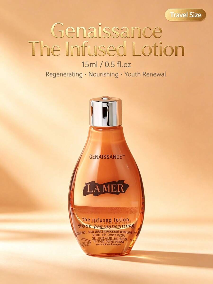 La Mer - 15ml - Ukuran Travel Serum Emas Pengencang Anti-Kerut Memperbaiki Menenangkan Mencerahkan - 15 ml - View 1