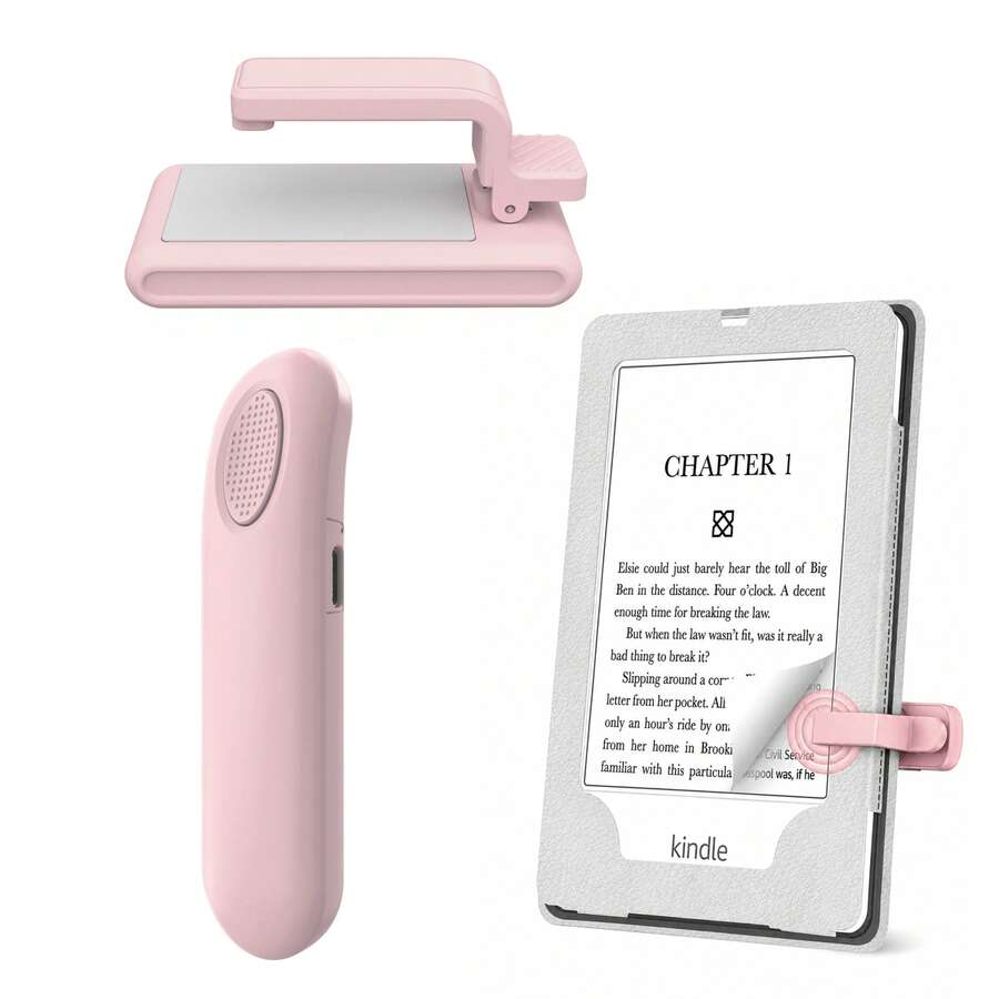 Remote Page Turner For Kindle Paperwhite, Reading, Surface, Manga/Novel, Tablet, Android, Camera Photo/Video Recording Trigger, Built-In 120mAh Battery - D12A - View 1
