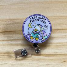 Retractable D Card Holder Reel With Cute Cartoon Design, Nurse Hospital Badge Holder Office Lanyard 1pc - X994 - View 7