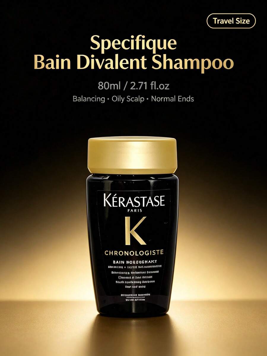 Kérastase Kerastase-80ml-Travel Size Scalp Series New Dual-Function Shampoo Oil Control Volumizing Repairing Damaged Hair Smooth & Shiny - 80ml-travel Size - View 1