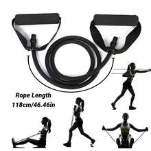 Resistance Band With Handles, Multi-Level TPE Fitness Pull Rope, Suitable For Men And Women Home Gym Strength Training Fitness Tube - A - View 5