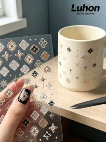 1Set Metal Stickers For Phone, Journaling Supplies, Stickers For Laptop ...