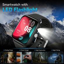 2026 New Unisex Smartwatch, 1.83 Inch HD Large Screen, 260mAh Long Battery Life, Built-In LED Flashlight, Supports Wireless Calling, Photography, Multiple Sports Modes, Perfect Gift Choice - Multicolor - View 8