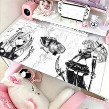 Cute Musical Note Wing PU Leather Desk Mat, Large Anti-Slip Mouse Pad, White Polka Dot Pattern Table Protector, Waterproof Keyboard Mat For Office Gaming Desktop Decor, Aesthetic Kawaii Table Pad For Girls - View 3