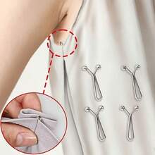 24/36Pcs Seamless Invisible Underarm Tightening Tool - Sleeveless Clothing Underarm Shrink Tool Invisible Waist Cincher Metal Clip, Adjustable Button Pin Suitable For Jeans And Clothing - Multicolor - View 3