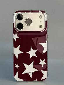 Ins韓系簡約黃色波點手機殼，適用於Apple 17/18 Pro Max、18/13/12/16 Pro、新款15 Pro Max，女款純色創意雙層全包覆硬殼保護套 - 彩色 - 查看 1