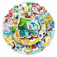 1set/50pcs Anime Graffiti Stickers, Rare Creatures & Trainers. Vivid Layered Print, Easy Peel. Decorate Helmets And Laptops For Unique Personalized Style.(Stochastic Style) - Multicolor - View 4