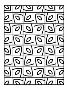 1 Large Size Satisfying Adult Coloring Book, Stress Relief Geometric Pattern Coloring Pages, Perfect Creative Gift For Friends And Family - Satisfying Pattern - View 2