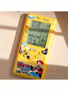 1pc Extra Large Screen Game Console, 8090 Youth Memory Nostalgic Retro Handheld Electronic Toy, Level-Based Puzzle Toy, Built-In Multiple Classic Games, Uses 2 AA Batteries (Batteries Not Included), Retro Handheld Game Console, TV Game, Electronic Game - Multicolor - View 8