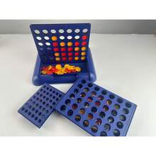 Small Classic Checkers Four-In-A-Row Chess Game, Party Game, Entertaining Game, Multi-Player Competition Game, Connect Four - Multicolor - View 5