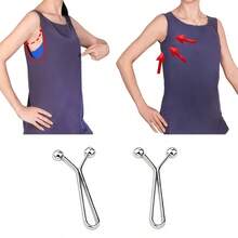24/36Pcs Seamless Invisible Underarm Tightening Tool - Sleeveless Clothing Underarm Shrink Tool Invisible Waist Cincher Metal Clip, Adjustable Button Pin Suitable For Jeans And Clothing - Multicolor - View 9