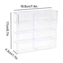 1:64 Acrylic Display Box For 8 Wheels Car Model Toy Cabinet Rack Door Hot - Transparent - View 6