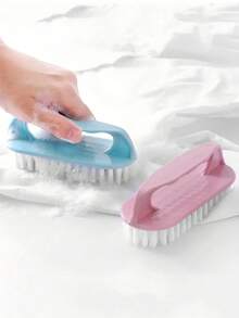 1/3/5pcs Multi-Purpose Handheld Cleaning Brushes, Plastic Laundry Brushes For Home Use, Multi-Function Wash Basin, Shoe, Drying Rack Cleaning Brushes With Hard Bristles - Cleaning Brush - View 1