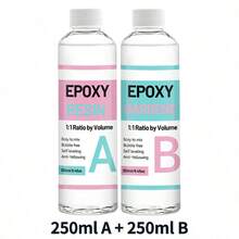 1:1 Epoxy Resin 240ml/500ml Clear Epoxy Resin Kit, Self-Leveling, High Gloss, Non-Yellowing, Bubble-Free Casting Resin, Perfect For Crafts, Tabletop, DIY - Epoxy Resin - View 9
