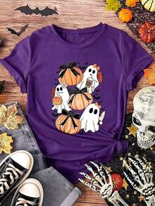 Women T-Shirts - Violet Purple - View 1