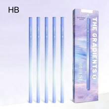 10pcs Gradient Hexagonal Pencils HB/2B High-Quality Writing Drawing Pencils - Sets - View 13