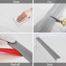 1m Anti-Slip Mat For Stairs Corner Protectors Outdoor Step Tapes Nose Non-Slip Vinyl Treads Floor Edging Trim Pvc - A - View 3