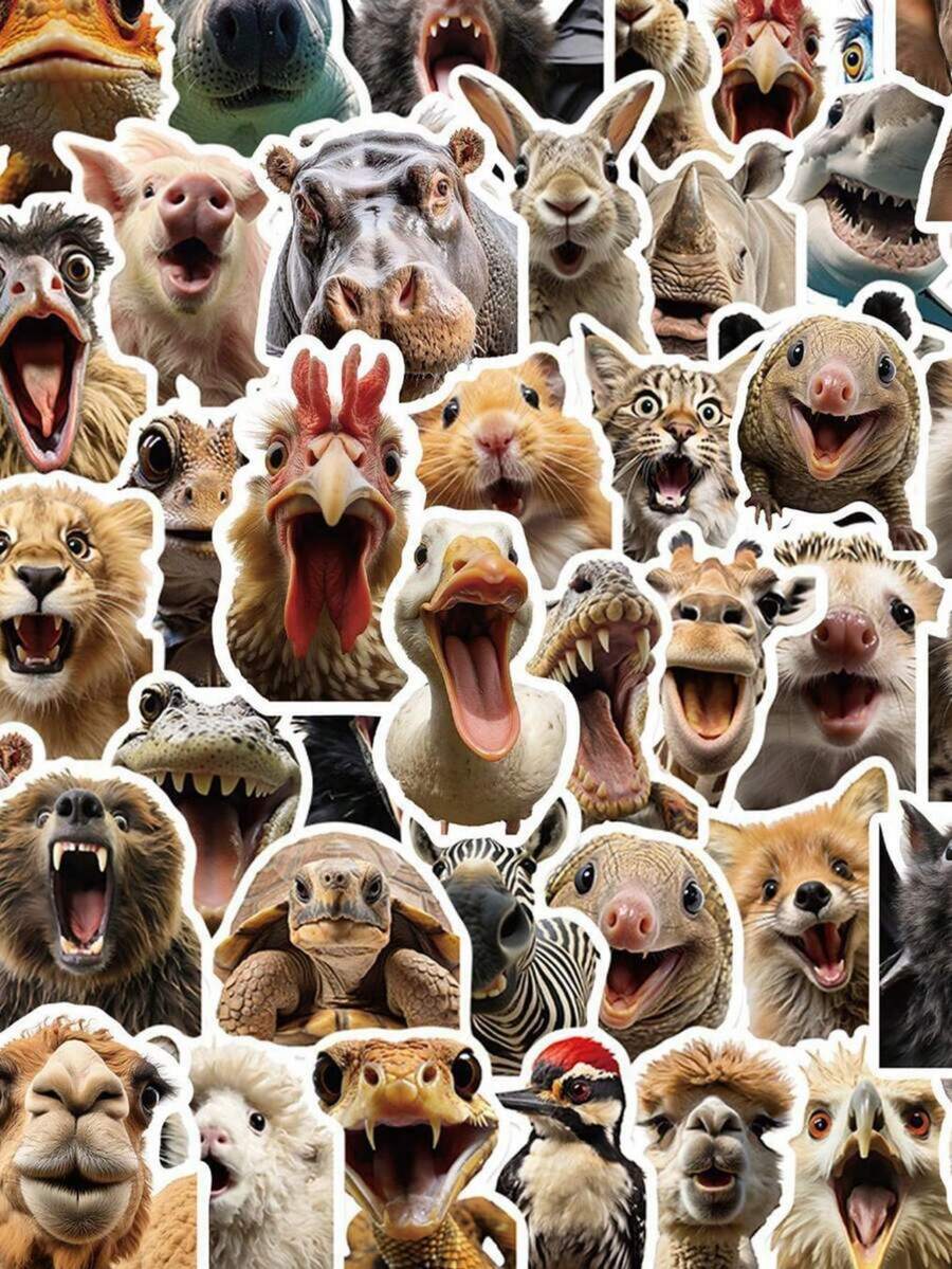 50pcs Cute Dog Breed Pet Stickers, Realistic Cute Puppies And Fluffy ...