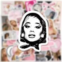 Hasbro 50pcs Ariana Grande Stickers, European & American Pop Star Singer DIY Waterproof Stickers For Scrapbooking - Multicolor - View 5