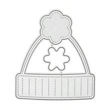 Winter Hat Metal Cutting Die, Suitable For DIY Scrapbooking Decoration Craft Die Cutting Embossing Card Making Template Scrapbook And Craft Photo Album Decoration Embossing - LG26-8480 - View 2
