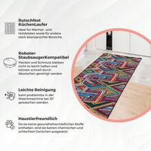 Chilai Home Minimalist Geometric Dijital Print Area Rug, Modern Runner Rug , Non Slip Rug, Machine Washable Floor Mat For Living Room, Bedroom & Home Decor, Made In Turkey - Multicolor - View 4