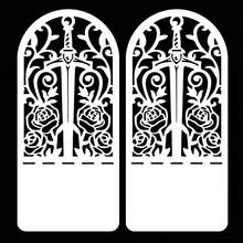 Hollow Metal Bookend With Natural Floral Pattern, Suitable For Organizing And Decorating Bookshelves And Bookcases, An Artistic Gift For Book Lovers, Bibliophiles And Office Workers - One Size - View 15