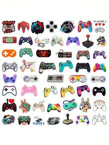 50 miếng nhãn dán trang trí graffiti phong cách punk thẩm mỹ acid nhiều màu sắc, phù hợp cho ô tô, xe máy, laptop, đàn guitar - Nhiều màu - Xem 10