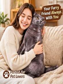 Bantal Foto Kustom Buatan Sendiri, Cocok untuk Sofa, Kamar Tidur, Dekorasi Rumah, Kenangan Pasangan, Orang Tua, Hewan Peliharaan, Hadiah Mainan Unik dan Menyenangkan, Hadiah Ulang Tahun Kreatif, Dekorasi Ruangan Estetik - Unggah gambar untuk menyesuaikan bantal - View 4