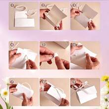 20/10/1pc Pearl Handle Decorative Paper Gift Box, Exquisite Pink Gift Packaging Box, Suitable For Gift Sets, Small Gift Bags, Wedding Gifts, Party Decor, Halloween And Christmas Gift Decoration - Multicolor - View 9