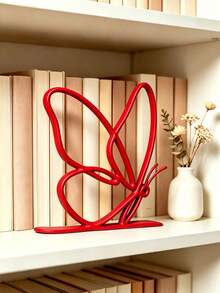 Minimalist Butterfly Line Ornament, Lightweight Modern Minimalist Home Decor, Luxury Style Universal Desktop Ornament, Suitable For Office, Entryway, Bathroom Small Desktop Ornament, Unique Gift For Nature Lovers And Minimalists - Multicolor - View 7