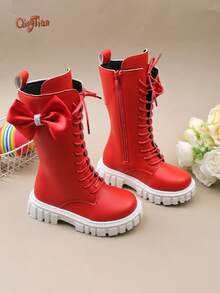 Children's Casual Boots, Versatile For Daily Wear - Red - View 4