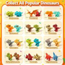 1pc-Finger Biting Dinosaur Toy, No-Hurt Design, Movable Joint Mini Dino, Pocket Size Interactive Prank Fidget Toy For Kids, Party Gift - Multicolor - View 8