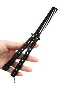 Folding Hair Styling Comb, Compact Braiding Comb, Massage Comb, Dual-Use Hair Comb - Multicolor - View 8