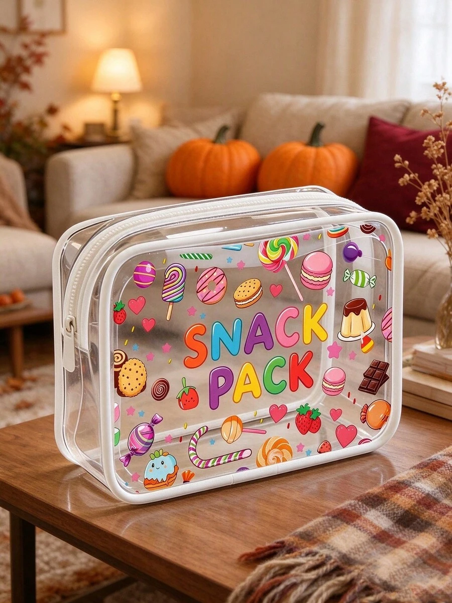 Waterproof Cosmetic Bag, Tsa Approved Zipper Toiletry Pouch, Portable Lightweight Travel Makeup Organizer, Gift For Women,Holiday Trip - Multicolor - View 1