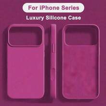 新款奢華防震柔軟米色手機殼，適用於 iPhone 18 17 Pro 17 Air 16 15 Pro 14 Plus 13 12 11 17 Pro Max，防摔絲滑保護殼，耐摔防震，簡約設計，親膚材質 - 深棕色 - 查看 11