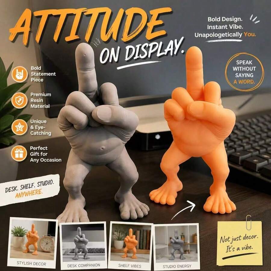 1pc 3D Printed Model - Stress Relief Tool, Creative EDC Gear, Portable Toy; Creative Surprise - Multicolor - View 1