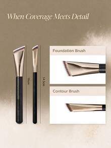 Triangular Angled Foundation Brush Concealer Brush Precision Angled Makeup Brush, Suitable For Liquid And Cream Foundation Concealer, Used For Nose, Eye Corner And Facial Detail Contouring - Multicolor - View 7