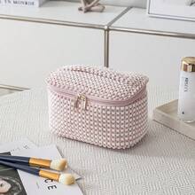 1pc Makeup Bag, Girls Lipstick And Cosmetics Storage, Pink Cute Small Item Organizer, Suitable For Travel And School, Easy To Carry - Multicolor - View 6