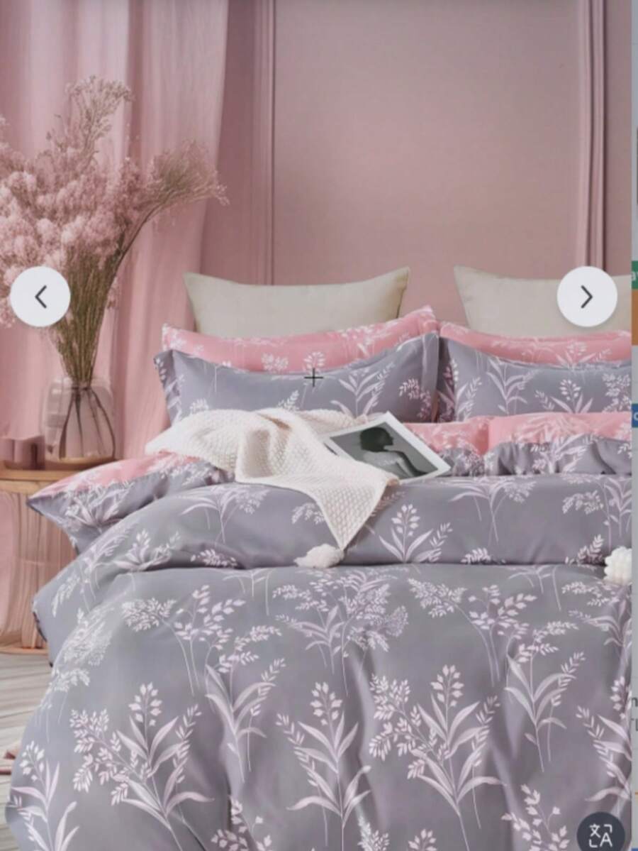 Cozy Duvet Cover Set - Bedroom - Light Grey - View 1