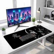 1pc Japanese Oni Mask Girl Control Mouse Pad XXL Mouse Pad Electronic Sports Keyboard Pad Gaming Equipment Accessory Mouse Pad - View 10