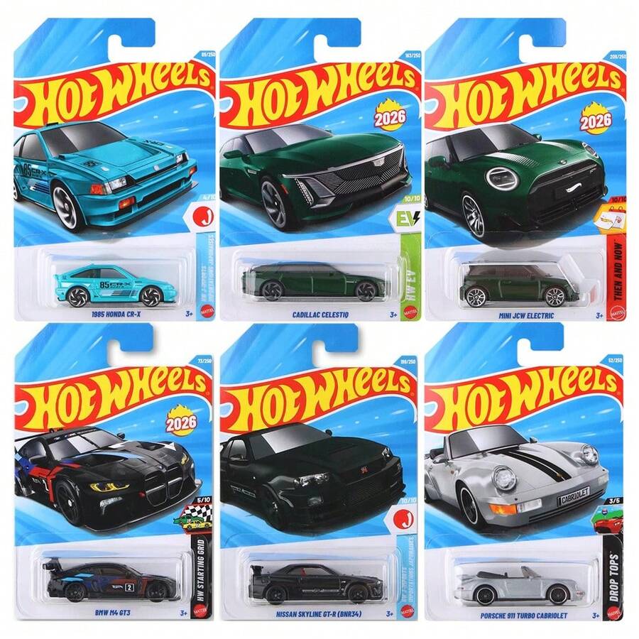 Mobil Die-Cast Hot Wheels Skala 1:64 C4982, Batch 26Q, Mainan Mobil Model Saku Kreatif, Dapat Juga Digunakan Sebagai Dekorasi Meja.