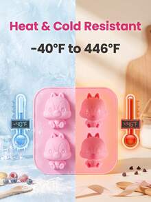 Squirrel Shaped Cake Mold, Can Make Chocolate, Candy, Cookies, Fondant, Gummy, Cake Decoration, Easy To Demold, Reusable Mold. - Multicolor - View 7