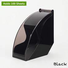 1 Acrylic Drip Coffee Filter Storage Box With Dust-Proof Lid, Transparent Plastic Organizer Rack, Holds 100 Filter Papers, Suitable For Coffee Shops, Homes, Bars, And Restaurants - Multicolor - View 8