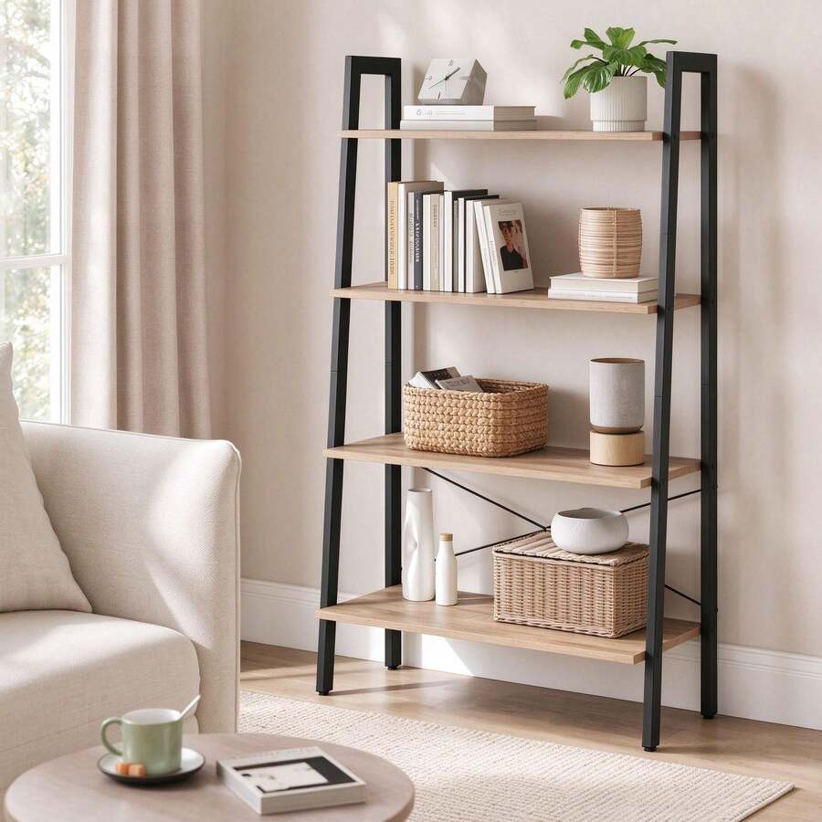 VASAGLE Utility Shelves - Khaki - View 1