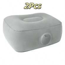 1pc Inflatable Footrest | Quick Press Self-Inflating Travel Cushion | No Air Pump Needed | Portable Foldable Footrest | Suitable For Airplane, Concert, Camping, Fishing, Outdoor - Inflatable Mat - View 13