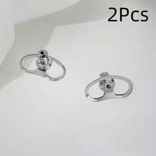 2/4/6/8/10/12pcs Earring Backs With Ear Supports, Low-Allergenic Sagging Ear Support Device, Adjustable Secure Earring Accessories, Suitable For Heavy Earrings - A - View 20